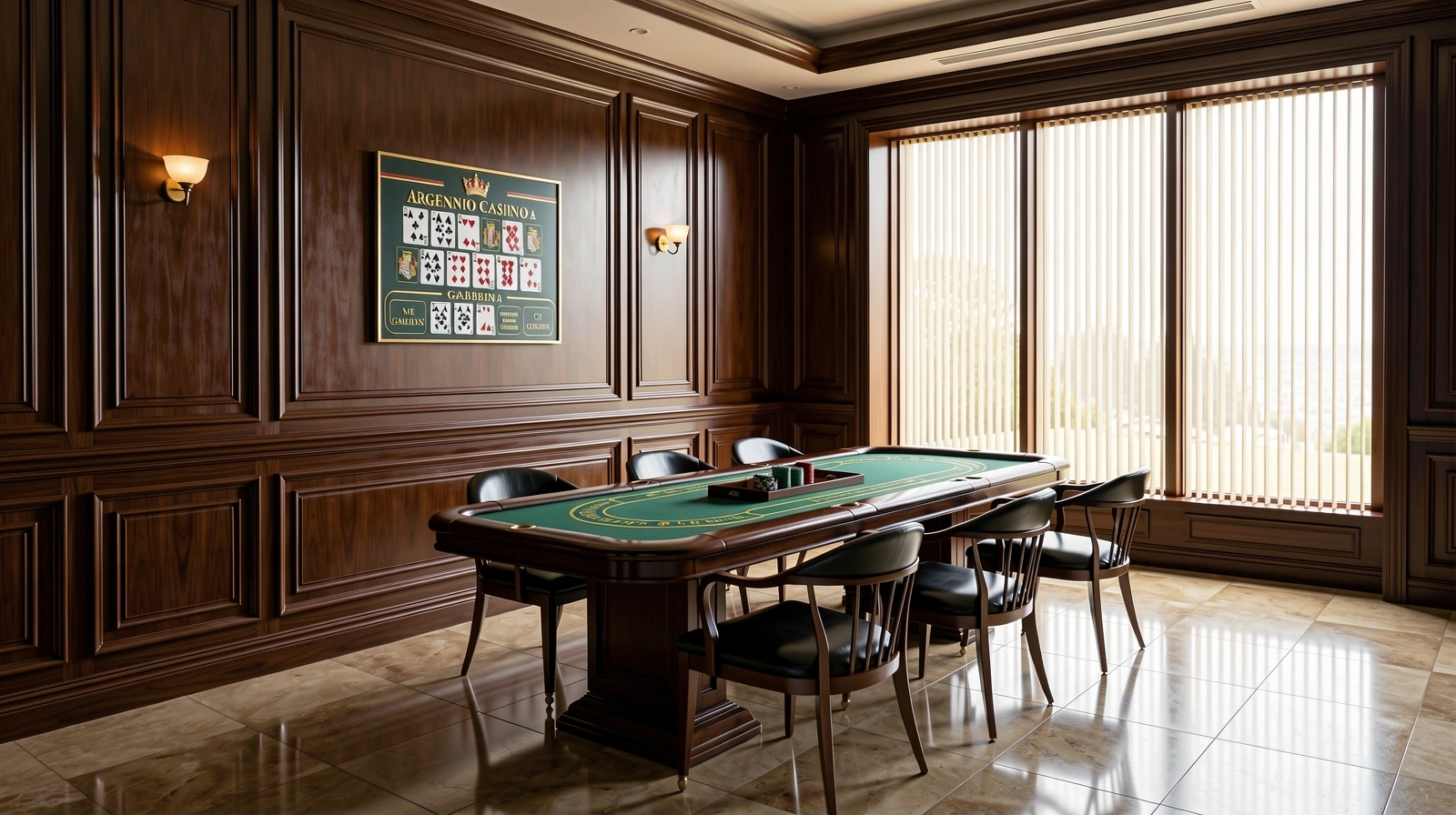 Ambiente de casino de alta gama